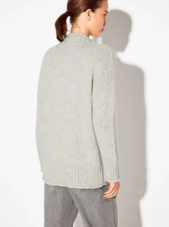 PARFOIS Jersey De Punto Con Lana Gris New