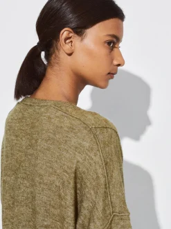 PARFOIS Jersey De Punto Con Lana Caqui Store