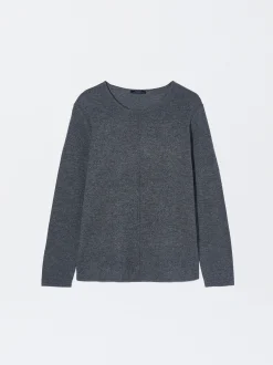 PARFOIS Jersey De Punto Con Lana Gris Best Sale