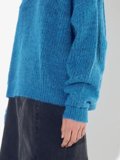 PARFOIS Jersey De Punto Con Lana Azul Online