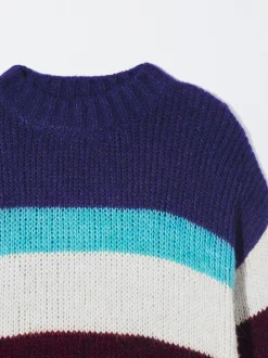 PARFOIS Jersey De Punto Con Rayas Multicor Best