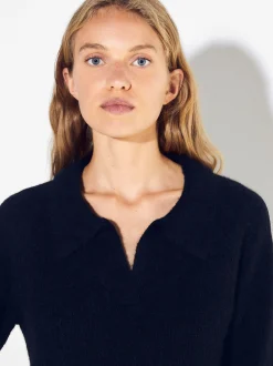 PARFOIS Jersey De Punto Cropped Negro Discount