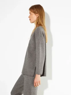PARFOIS Jersey De Punto Cuello De Pico Marr&oacute;n Outlet