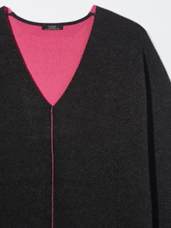 PARFOIS Jersey De Punto En Contraste Gris Flash Sale