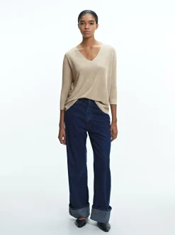 PARFOIS Jersey De Punto Metalizado Crudo Cheap