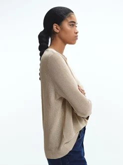 PARFOIS Jersey De Punto Metalizado Crudo Cheap