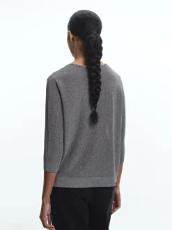 PARFOIS Jersey De Punto Metalizado Gris Store