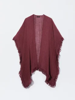 PARFOIS Kaftan Con Flecos Burdeos Outlet