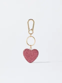 PARFOIS Llavero Coraz&oacute;n Rosa Cheap