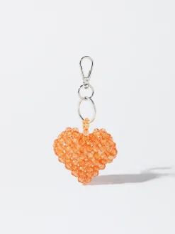 PARFOIS Llavero Coraz&oacute;n Naranja Clearance