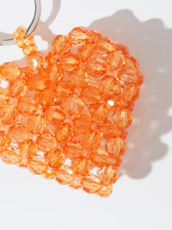 PARFOIS Llavero Coraz&oacute;n Naranja Clearance