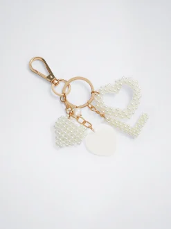 PARFOIS Llavero Corazones Beige Discount