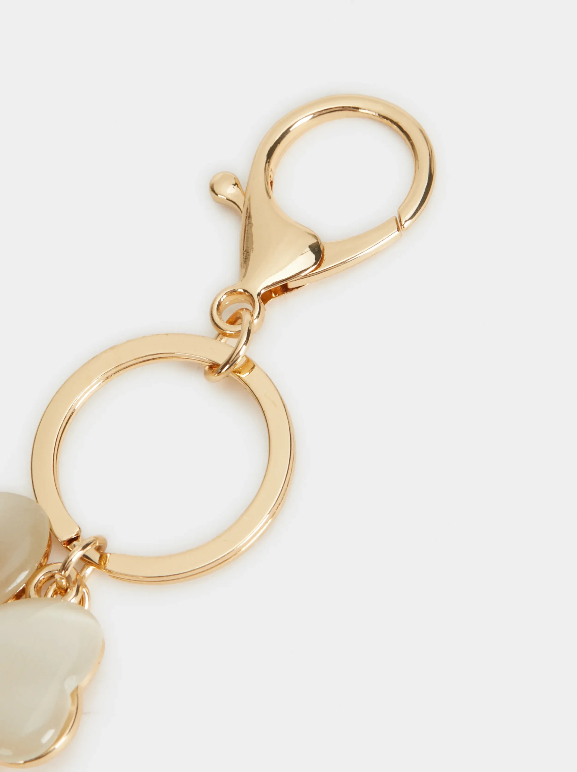 PARFOIS Llavero Resina Con Flor Dorado Store