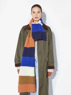 PARFOIS Maxi Bufanda Con Rayas Multicor Cheap