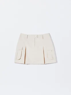 PARFOIS Minifalda Bolsillos Crudo Clearance