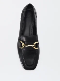 PARFOIS Mocasín De Piel Con Hebilla Negro Shop