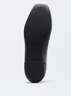 PARFOIS Mocasín De Piel Con Hebilla Negro Shop