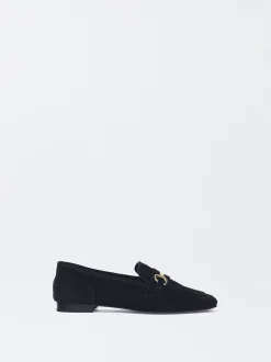 PARFOIS Mocas&iacute;n De Piel Con Hebilla Negro Best