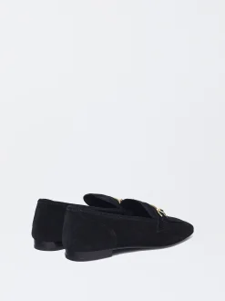 PARFOIS Mocas&iacute;n De Piel Con Hebilla Negro Best