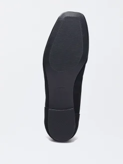 PARFOIS Mocas&iacute;n De Piel Con Hebilla Negro Best
