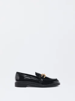 PARFOIS Mocas&iacute;n Plano Hebilla Negro Clearance