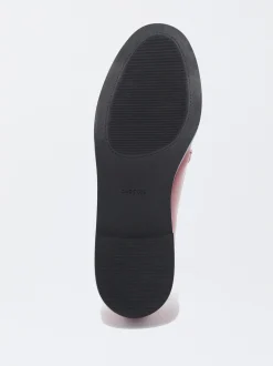 PARFOIS Mocas&iacute;n Plano Hebilla Rojo Sale