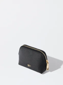 PARFOIS Monedero Con Cremallera Negro Fashion