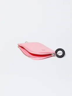 PARFOIS Monedero Con Cremallera Rosa Hot