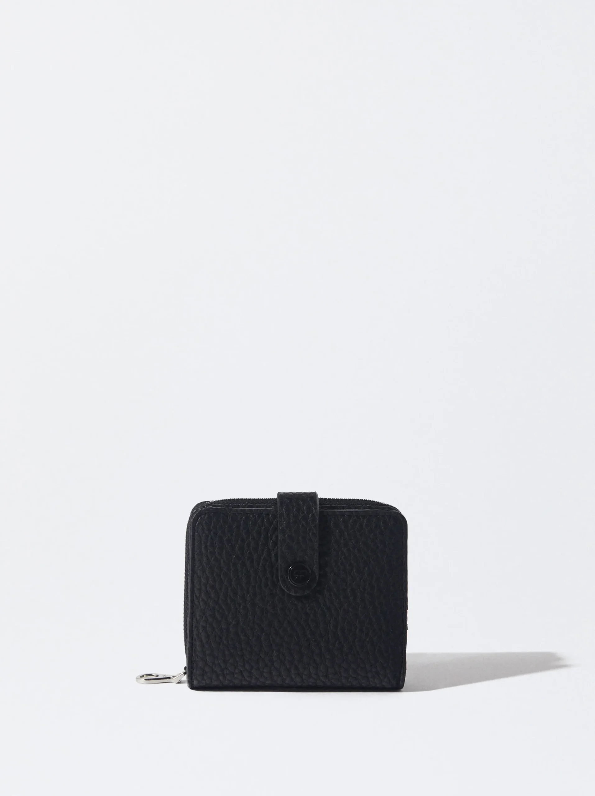 PARFOIS Monedero Con Cremallera Negro Sale