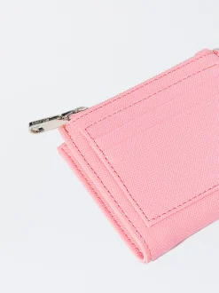 PARFOIS Monedero Con Cremallera Rosa Shop