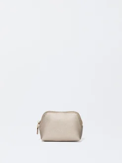 PARFOIS Monedero Con Cremallera Plateado Clearance