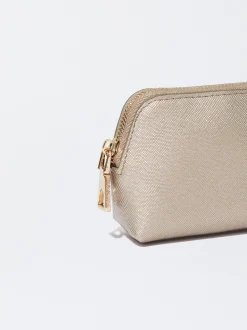 PARFOIS Monedero Con Cremallera Plateado Clearance
