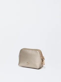 PARFOIS Monedero Con Cremallera Plateado Clearance