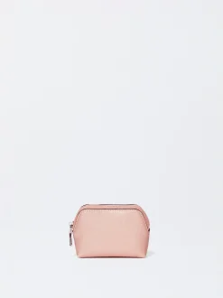 PARFOIS Monedero Con Cremallera Oro Rosa Cheap