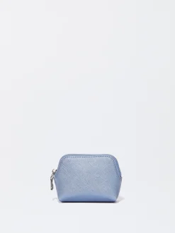 PARFOIS Monedero Con Cremallera Azul Outlet