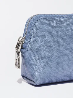 PARFOIS Monedero Con Cremallera Azul Outlet