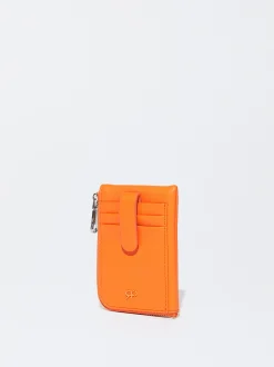 PARFOIS Monedero Con Tarjetero Naranja New