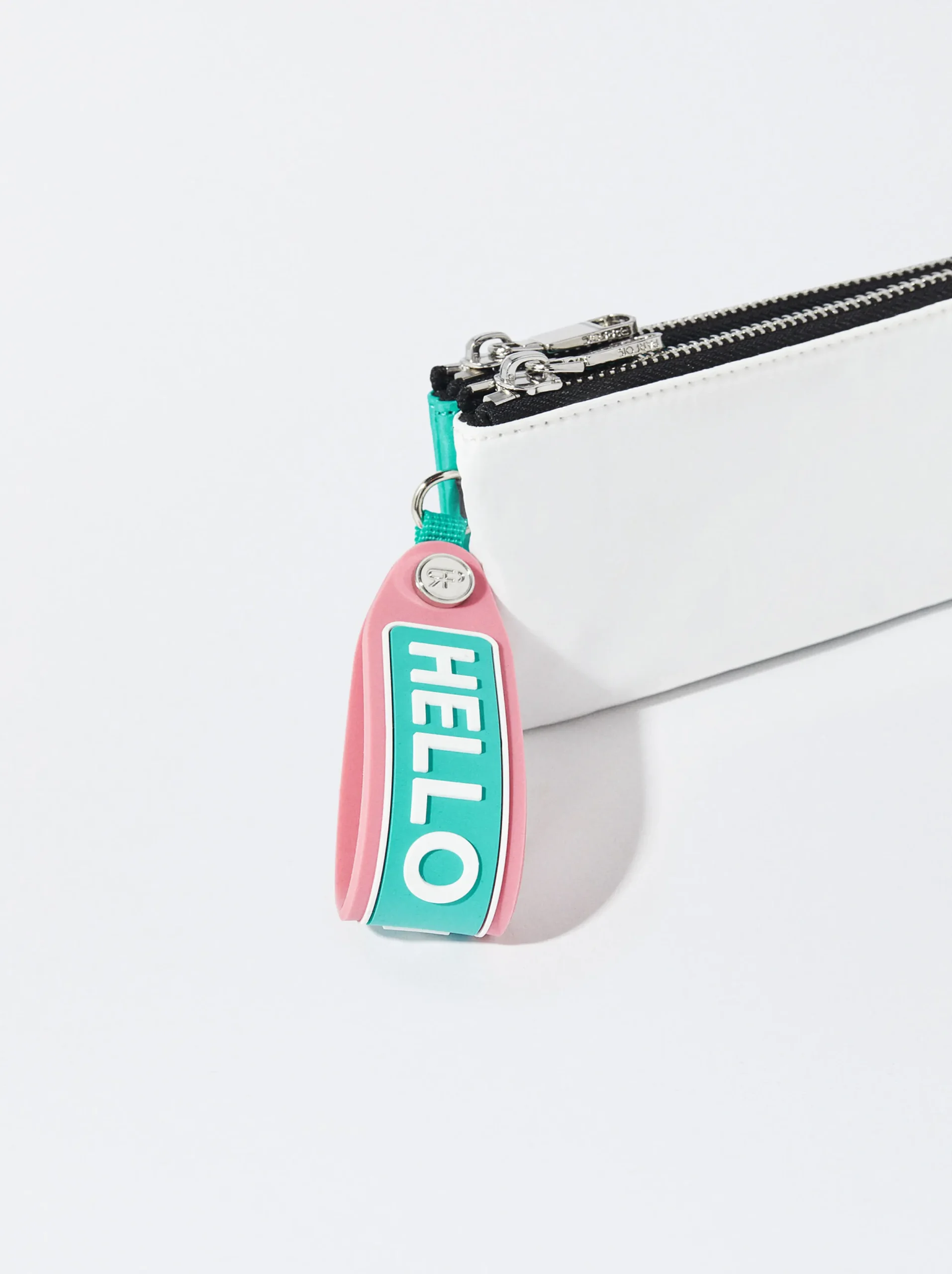 PARFOIS Monedero De Nylon Bicolor Blanco Discount