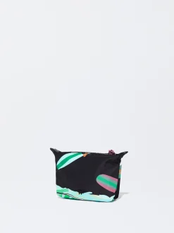 PARFOIS Monedero De Nylon Estampado Multicor Sale