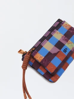 PARFOIS Monedero De Nylon Estampado Burdeos Best Sale