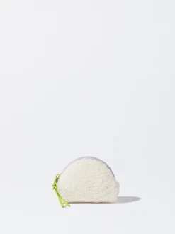 PARFOIS Monedero Efecto Pelo Blanco Cheap