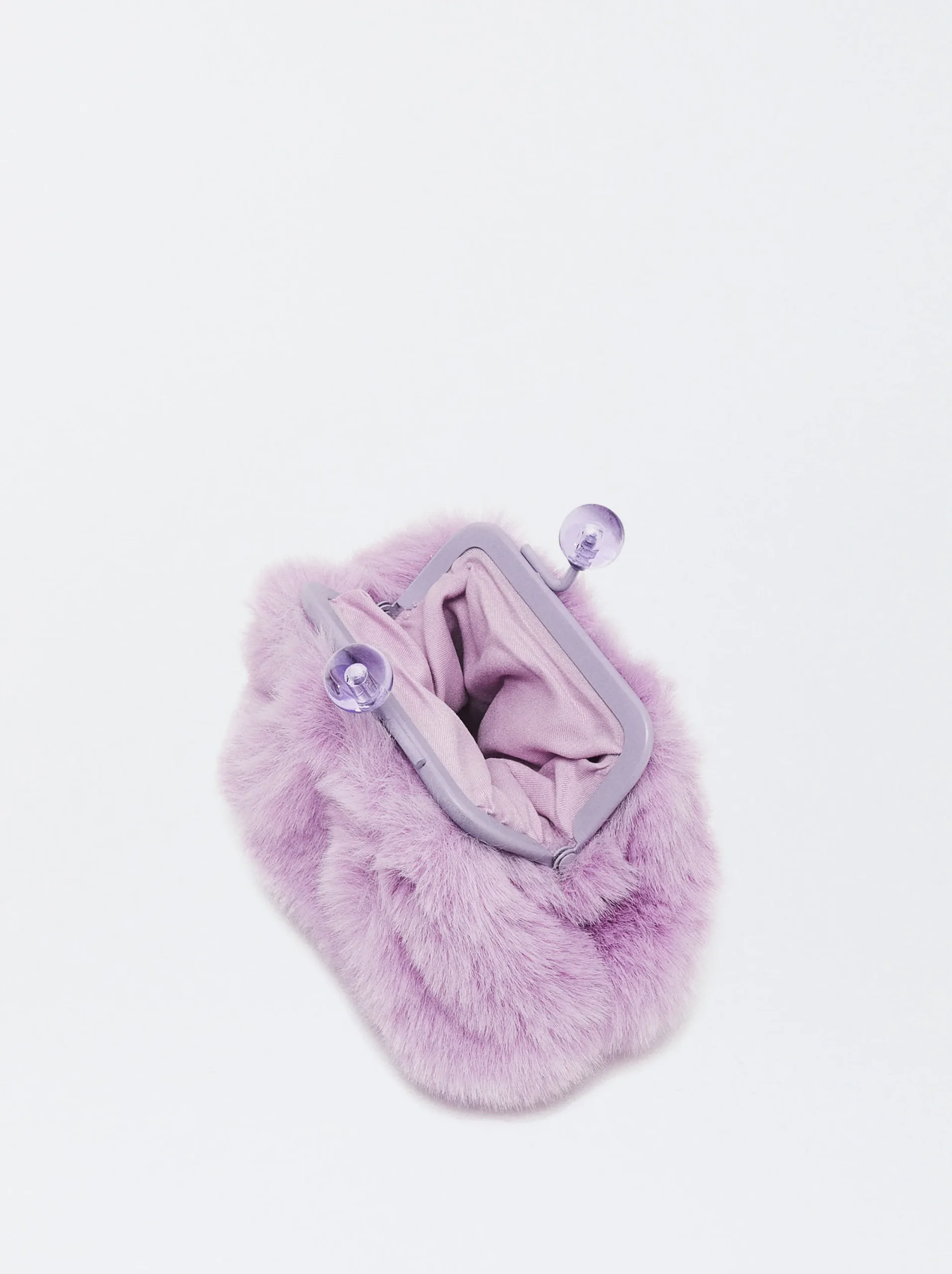 PARFOIS Monedero En Pelo Rosa Cheap