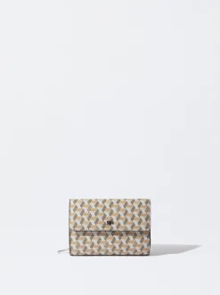 PARFOIS Monedero Estampado Marr&oacute;n New