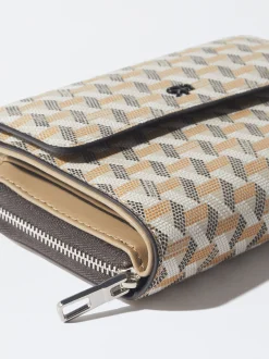 PARFOIS Monedero Estampado Marr&oacute;n New