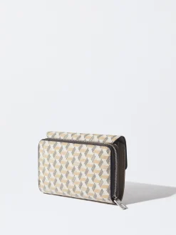 PARFOIS Monedero Estampado Marr&oacute;n New