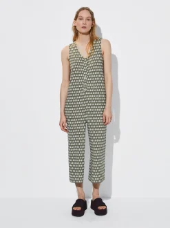 PARFOIS Mono Estampado Caqui Flash Sale