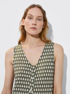 PARFOIS Mono Estampado Caqui Flash Sale