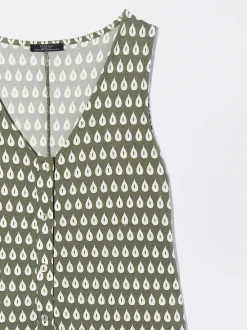 PARFOIS Mono Estampado Caqui Flash Sale