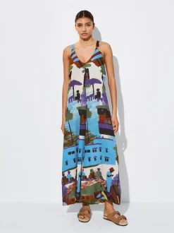 PARFOIS Mono Largo Estampado Multicor Fashion