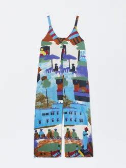 PARFOIS Mono Largo Estampado Multicor Fashion